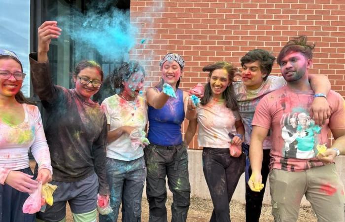 P.E.I. students celebrate Holi, spreading joy, unity through colour