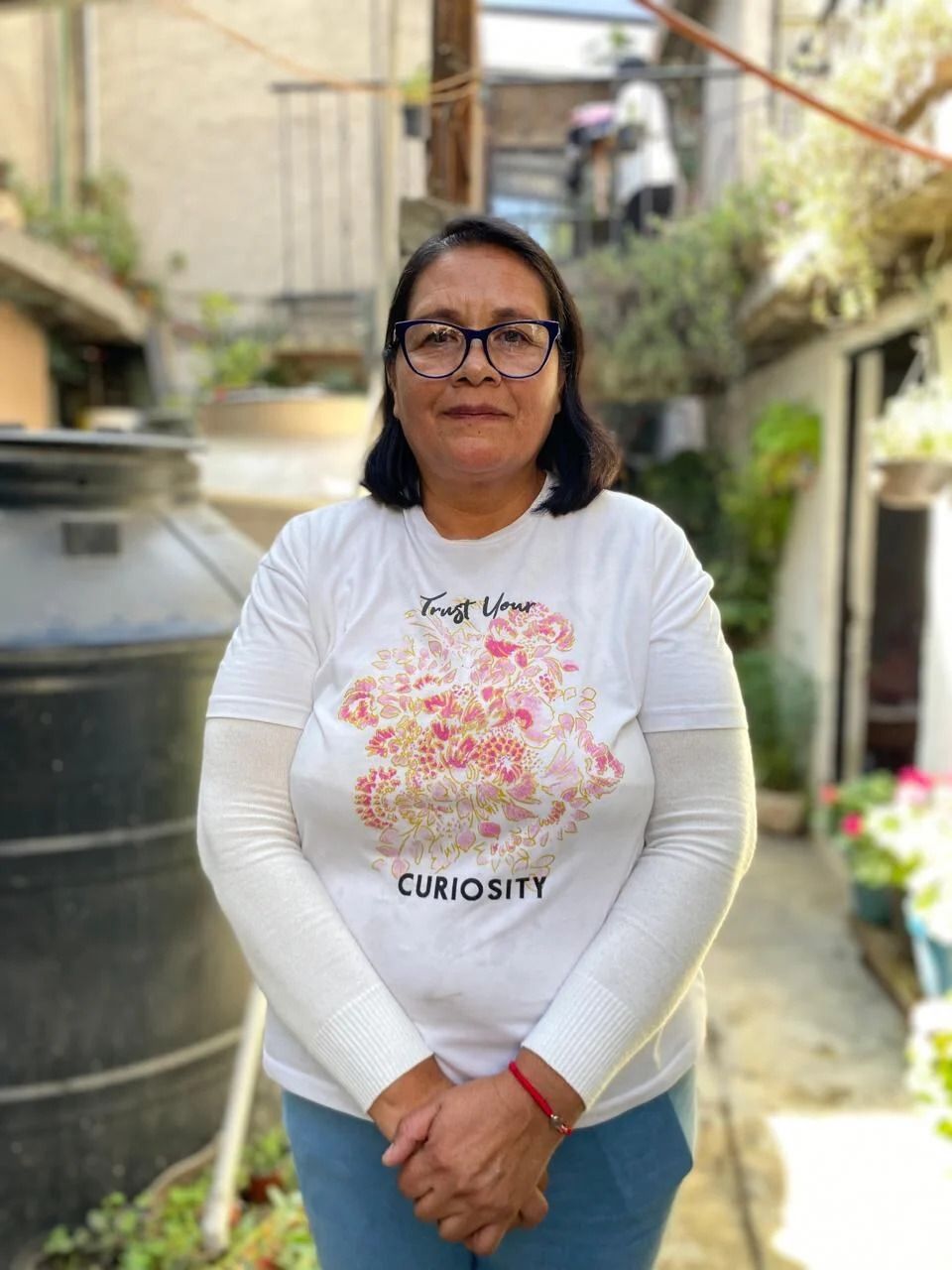 Norma Piñón Pérez, from Pedregal Santa Úrsula, says she’s been dealing with water shortages for 12 years.
