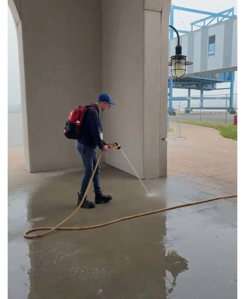 Jaxson Carhart has a variety of tasks at his Port of Saint John job. With the maintenance and grounds crew he sets up for events, does property maintenance, painting and the occasional office furniture assembly.