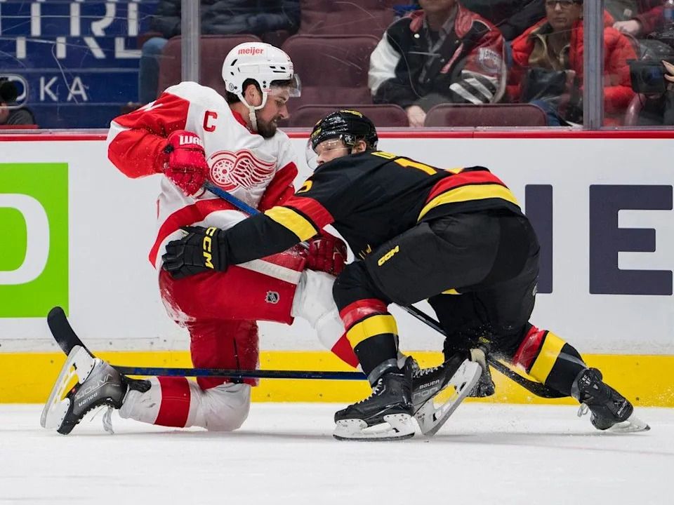 Long-serving Detroit Red Wings captain and leading scorer Dylan Larkin is always a load to slow down.
