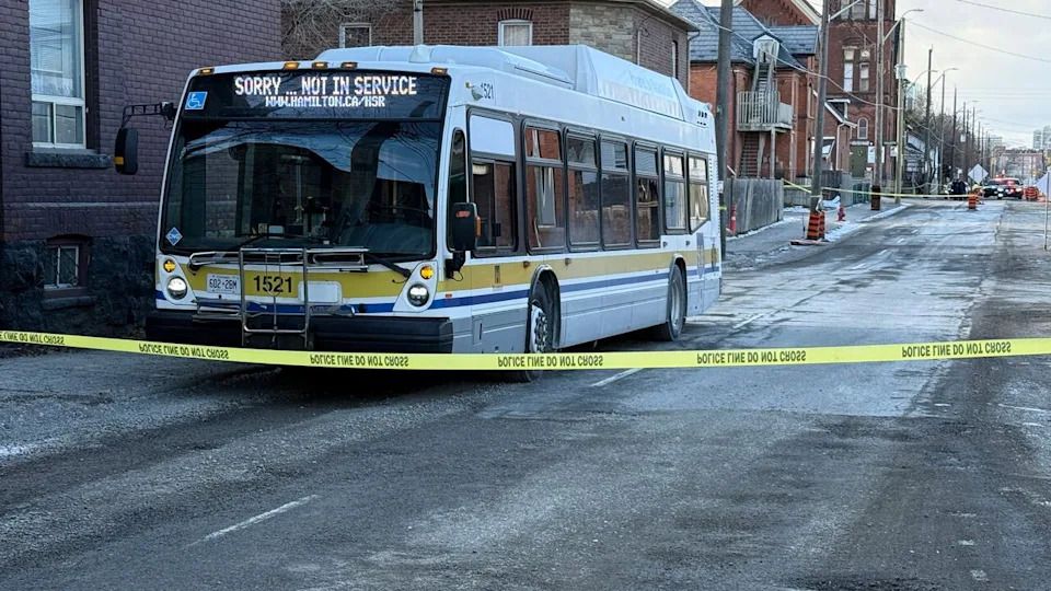 The driver of the bus stayed on scene and was co-operating with the investigation, according to police.