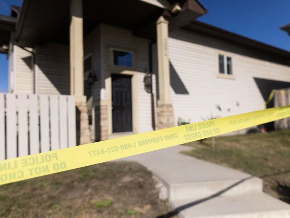 Ryan Kinoshita is charged with second-degree murder in the stabbing death of landlord Joel Aaron Clark at a home on Prestwick Terrace S.E. in Calgary on April 8, 2024.