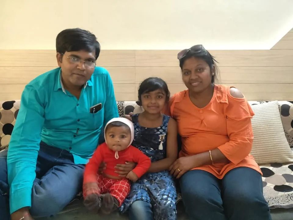 A photo posted to Facebook in 2019 shows the Patel family: Jagdish, 39, Dharmik, 3, Vihangi, 11, and Vaishali, 37. They were found frozen to death near the U.S. border in Manitoba on Jan. 19, 2022.