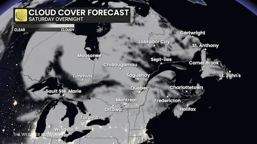 Geminid Cloud Forecast Dec 13 2025