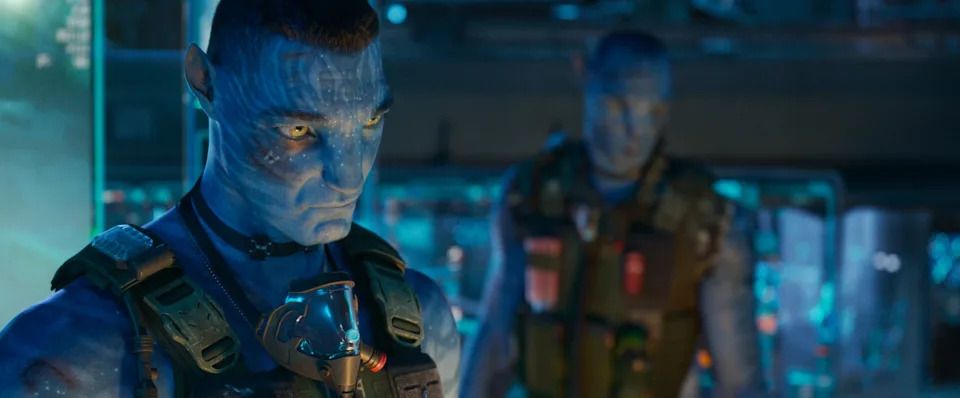 Quaritch (Stephen Lang) in 20th Century Studios' AVATAR: FIRE AND ASH (20th Century Studios)
