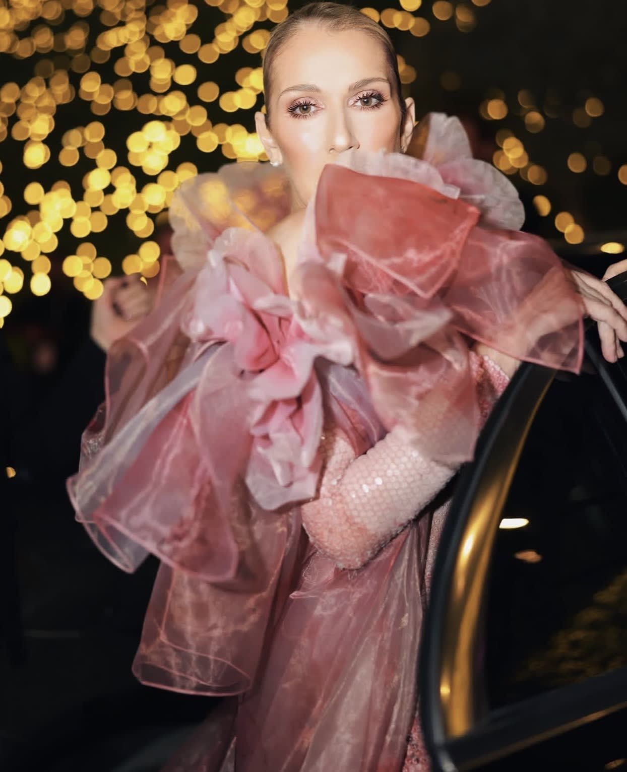 الفنّانة الكنديّة سيلين ديون بأزياء إيلي صعب في العاصمة السعوديّة، الرياض.