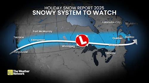 White Christmas 2025 Snowy System to Watch