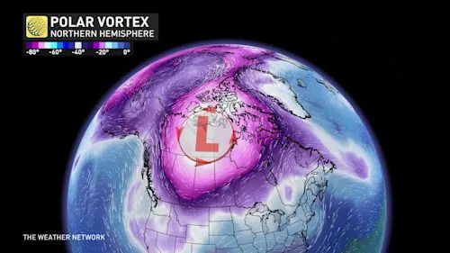 Polar Vortex Northern Hemisphere