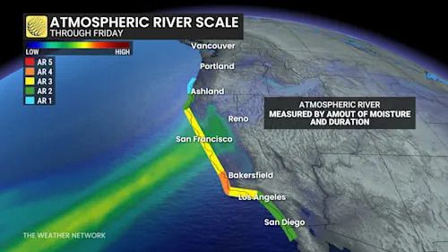 Baron - Atmospheric river scale through Friday - Dec 22