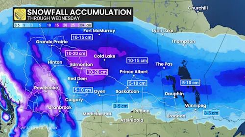 Baron - Prairie snow total - Dec 23
