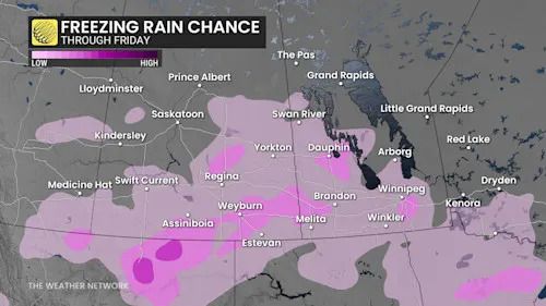Baron - Prairies freezing rain through Thursday - Dec 23