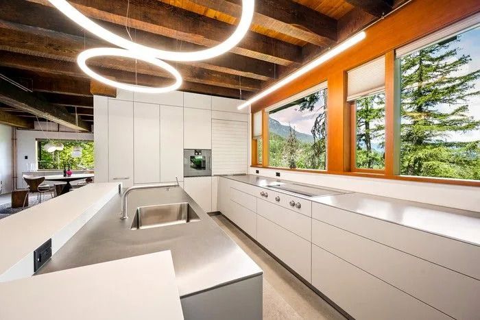 The owners installed a $240,000 kitchen from German manufacturer Bulthaup.