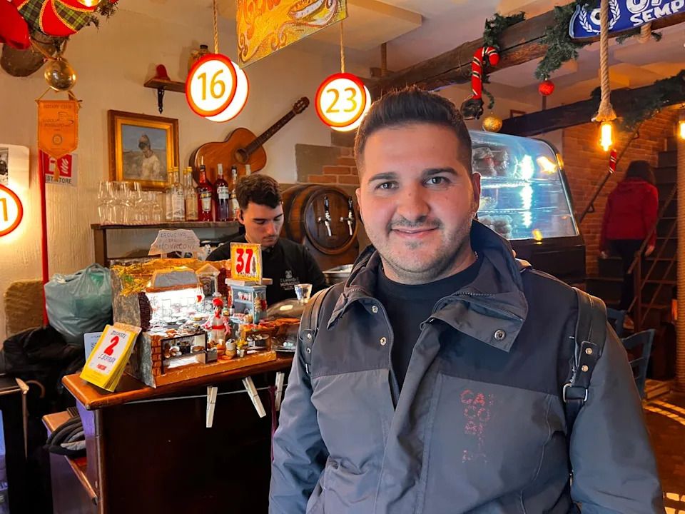 Giuseppe Iacarino, a resident of the Rione Sanità neighbourhood in Naples, Italy, started off doing maintenance work in the Catacombs of San Gennaro before becoming manager of the co-operatively run Locanda del Monacone restaurant nearby.