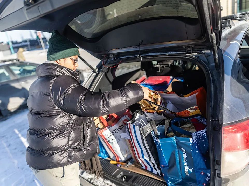 Ace Antonio was giving out gifts to Calgary’s homeless population on Christmas Day, Thursday, Dec. 25, 2025. Antonio started the project, dubbed Search for the Homeless on Christmas Day, in Ontario in the ’00s before moving to Alberta and continuing his volunteerism here. Beyond just giving them material items, Antonio makes an effort to speak with the people he meets, to make them feel seen and heard.