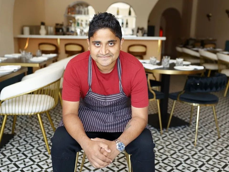 Teegavarapu Sarath Mohan, chef and co-owner of Ek Bar.