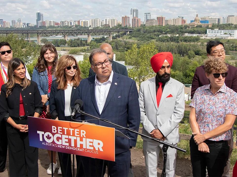 NDP Leader Naheed Nenshi launched a provincewide caucus initiative to connect with Albertans and stand up for Canada.