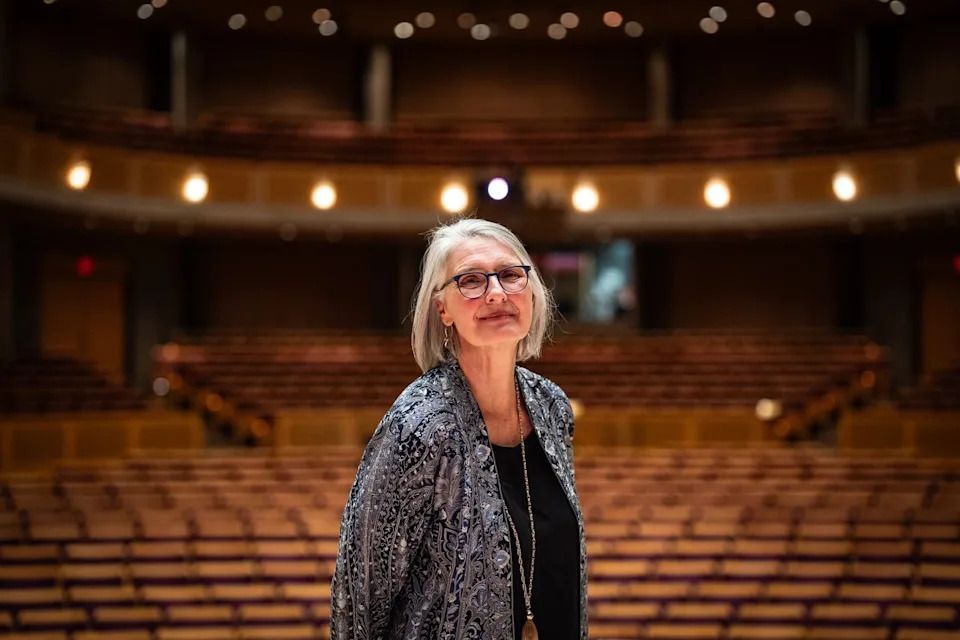 Author Louise Penny is seen in Vancouver in October 2025.