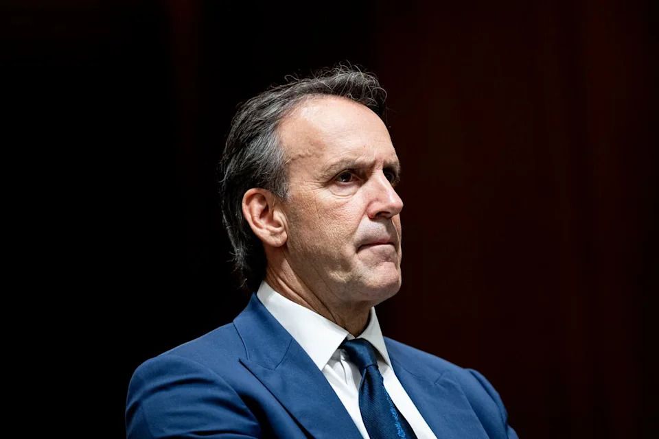 Commissioner of Canada's Fight Against Fentanyl Kevin Brosseau waits to appear before the Standing Committee on Public Safety and National Security (SECU) on Parliament Hill in Ottawa, on Thursday, Oct. 23, 2025.