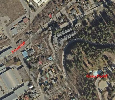 A map depicts a location where a fire was ignited by David Travis, July 24, 2024.