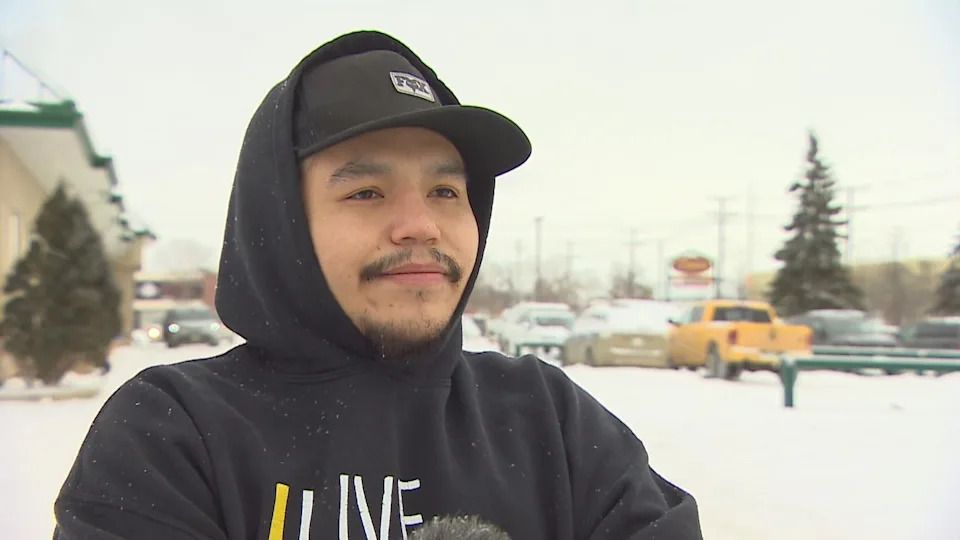 Jack Ross said his home in Pimicikamak Cree Nation got so cold that juice began turning to slush inside the house. He is pictured on Thursday, Jan. 1, 2026.