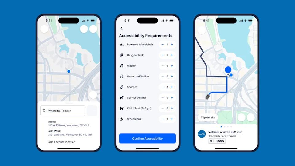TransLink is partnering with tech company Spare to launch the HandyDART booking software, which is expected to launch in 2027.