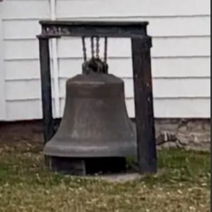 Hebb said the bell was several hundred pounds and was likely mostly made from brass.