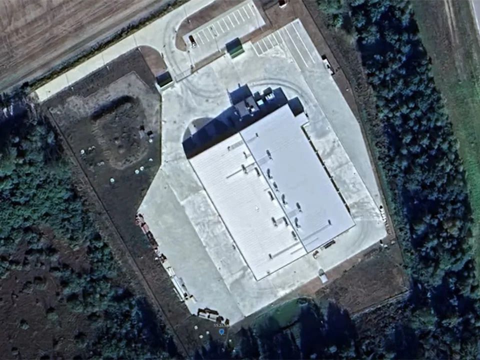 A storage facility for what a group of private military analysts say are Russian SS-27s, nuclear-armed intercontinental ballistic missiles.&nbsp; The satellite image was part of a presentation by a group of private analysts&nbsp;documenting&nbsp;Russian military buildup near the borders of NATO countries.