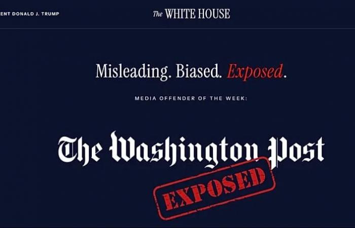 In
      another
      blow
      to
      press
      freedom
      in
      the
      US,
      White
      House
      launches
      media
      'Hall
      of
      Shame'