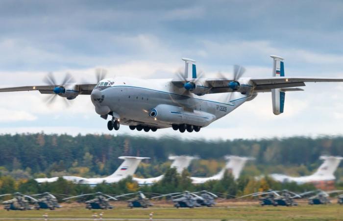 تحطم طائرة نقل عسكرية روسية ومصرع طاقمها