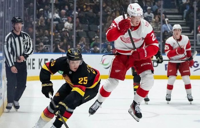 Canucks
      Player
      Grades:
      Goal
      droughts,
      more
      boos,
      more
      trade
      speculation
      in
      4-0
      loss
      to
      Wings