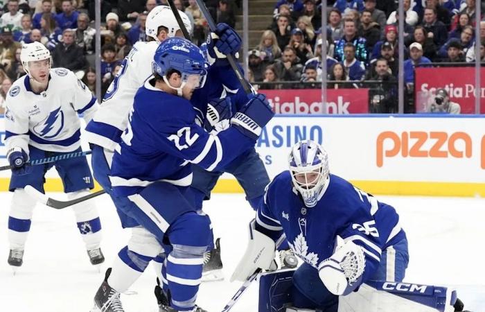 Monstrous
      game
      from
      Maple
      Leafs'
      Dennis
      Hildeby
      blanks
      Bolts