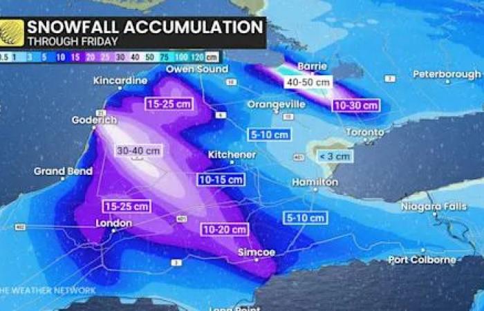 15-50+
      cm:
      Ontario
      snowbelt
      regions
      in
      for
      another
      wintry
      blast
      from
      lake-effect