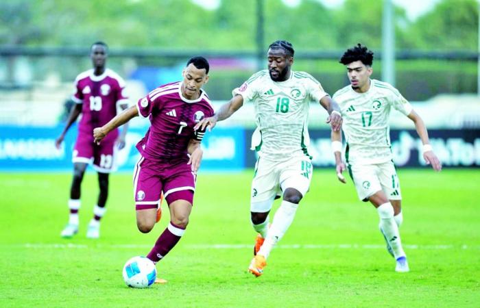 بطولة كأس الخليج تحت 23 عاماً.. تعادل عادل بين العنابي والأخضر السعودي