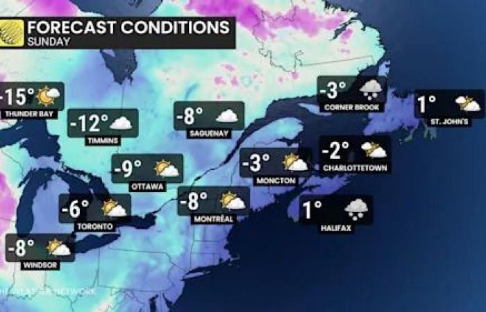 Extreme
      cold
      on
      the
      move
      after
      Canada
      notches
      -50C
      reading