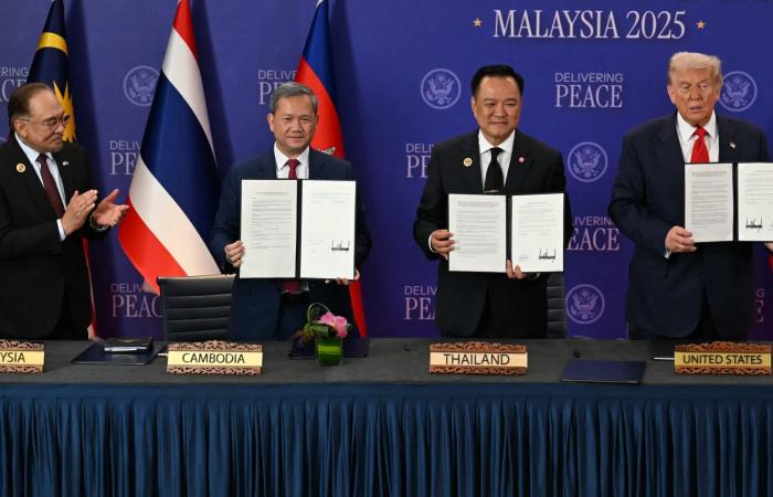 ترامب يعلن توسطه في اتفاق جديد لوقف إطلاق النار بين تايلاند وكمبوديا