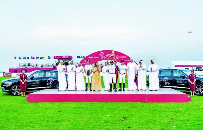 الشيخة المياسة بنت حمد تتوج لوسيل بكأس بولو المرسى