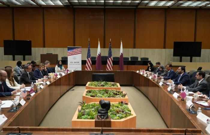  دولة قطر والولايات المتحدة الأمريكية تعقدان جلسة حول التعاون الإقليمي والدولي ضمن أعمال الحوار الاستراتيجي السابع