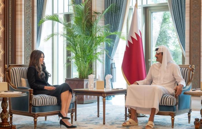 سمو الأمير يستقبل وزيرة الأمن الداخلي الأمريكي