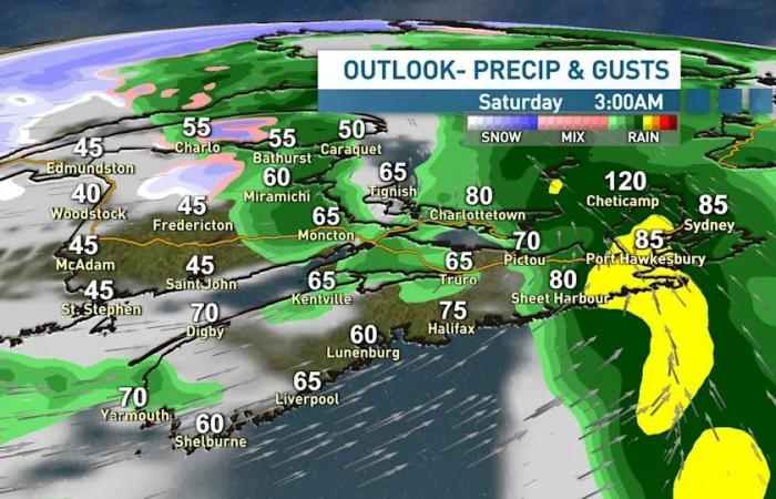 Storm
      to
      bring
      high
      winds
      and
      potential
      power
      outages
      to
      Maritimes