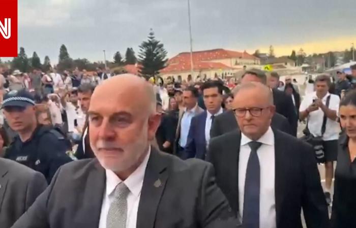 متابعة: رئيس الوزراء الأسترالي يُقابل بصيحات استهجان خلال مراسم تأبين ضحايا شاطئ بوندي