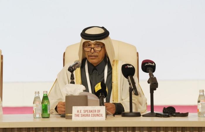  رئيس مجلس الشورى يؤكد اهتمام قطر بتعزيز الحوار البرلماني الآسيوي