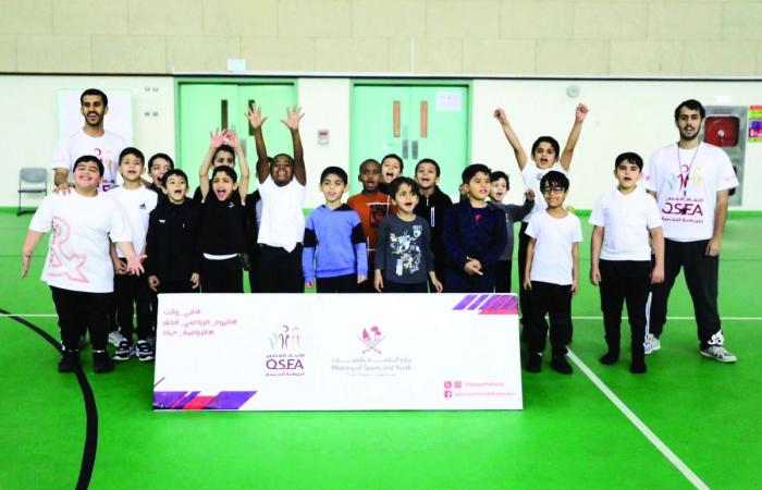 الرياضة للجميع يشارك في البرنامج الربيعي لطلاب المدارس
