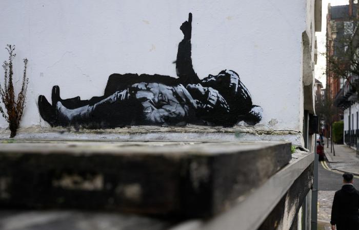 بانكسي يفاجئ لندن بعمل فني جديد