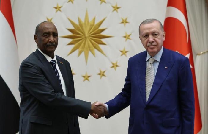البرهان يجري مباحثات حول السودان مع أردوغان في أنقرة