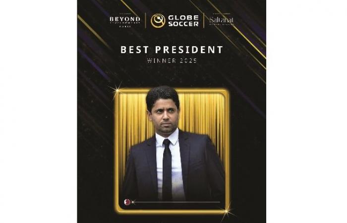 ناصر الخليفي الأفضل بحفل جوائز "غلوب سوكر"