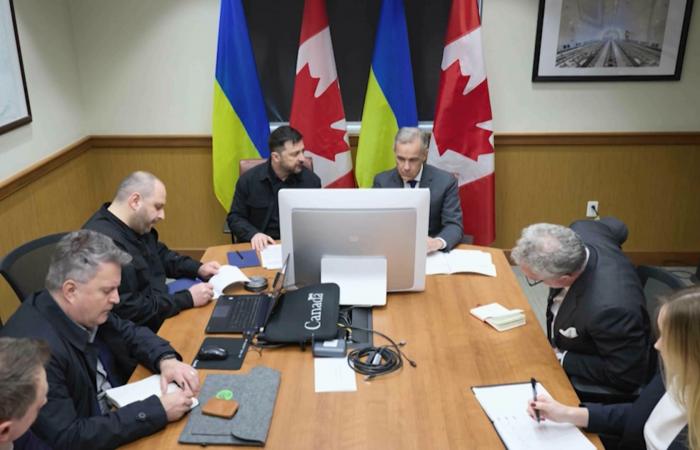 زيارة غير متوقعة لزيلينسكي إلى كندا قبل لقاء ترامب.. إليكم ما تم بحثه هناك