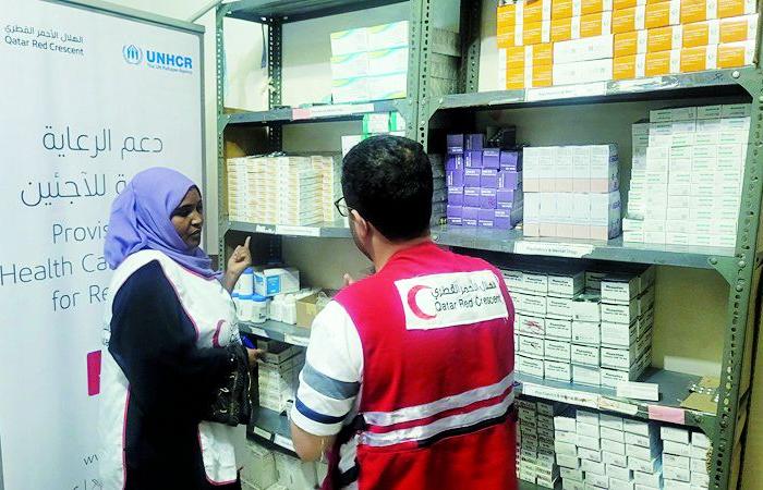 الهلال الأحمر يعالج 77 ألف لاجئ في صنعاء