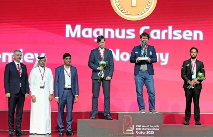 كارلسن بطلا لكأس العالم للشطرنج الخاطف