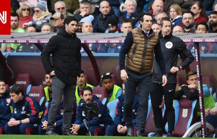 متابعة: إيمري يكشف سبب عدم مصافحته لأرتيتا بعد مباراة أستون فيلا وأرسنال