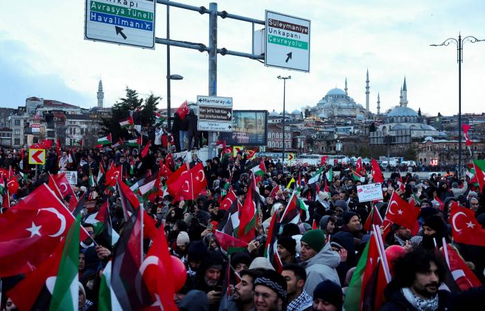 الآلاف
      يشاركون
      بمظاهرة
      دعماً
      لغزة
      في
      إسطنبول